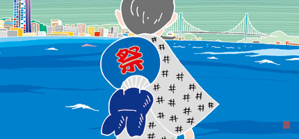 関門海峡花火大会-3